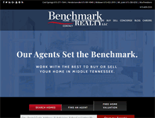 Tablet Screenshot of benchmarkrealtytn.com